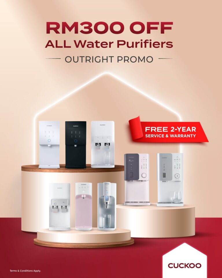 CUCKOO OUTRIGHT PROMO — RM300 OFF!